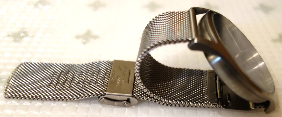 スカーゲン SKW6652のメッシュベルト詳細