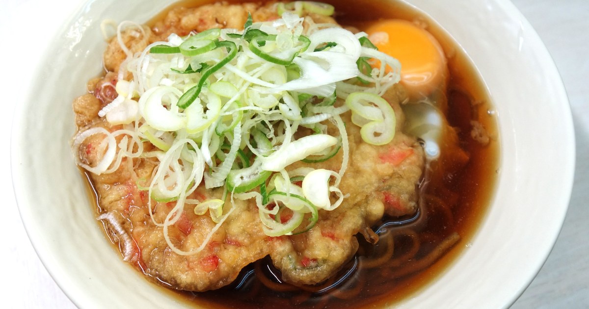 そば処 常盤軒26号 品川駅 かき揚げ天玉そば650円のアイキャッチ画像